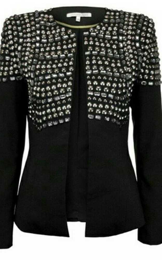 Black Studded Blazer